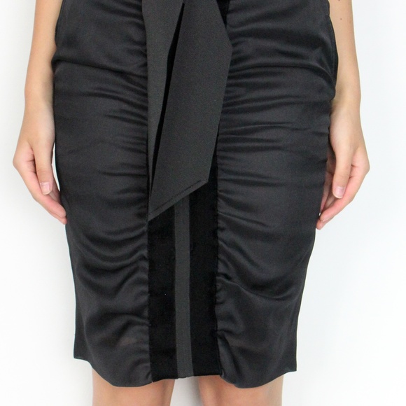 YSL Rive Gauche silk bow skirt - Picture 2 of 3